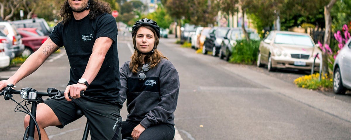 Couple on an ebike