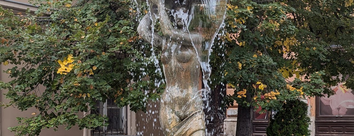 photo of fountain by author