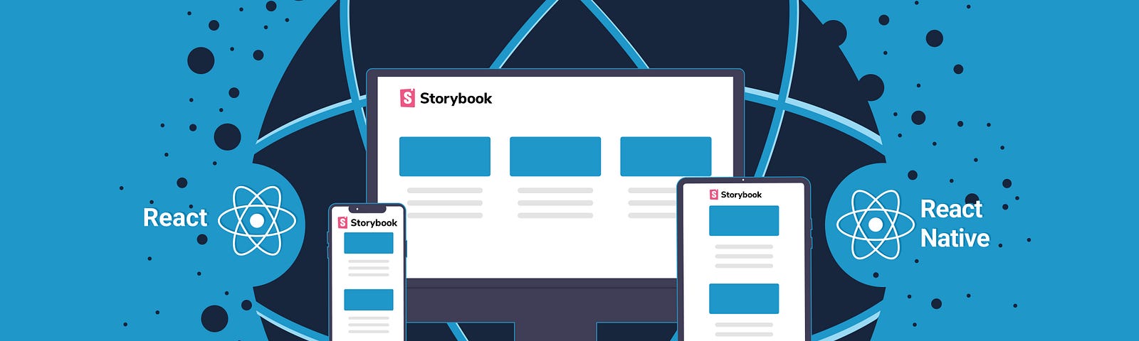 Shared component library for ReactJS and React Native with Storybook