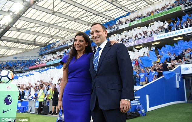 Tony Bloom the Brighton & Hove majority owner and famous Value Better