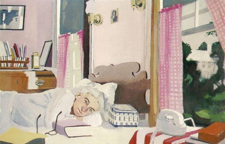 Anne Porter as painted by her husband Fairfield Porter