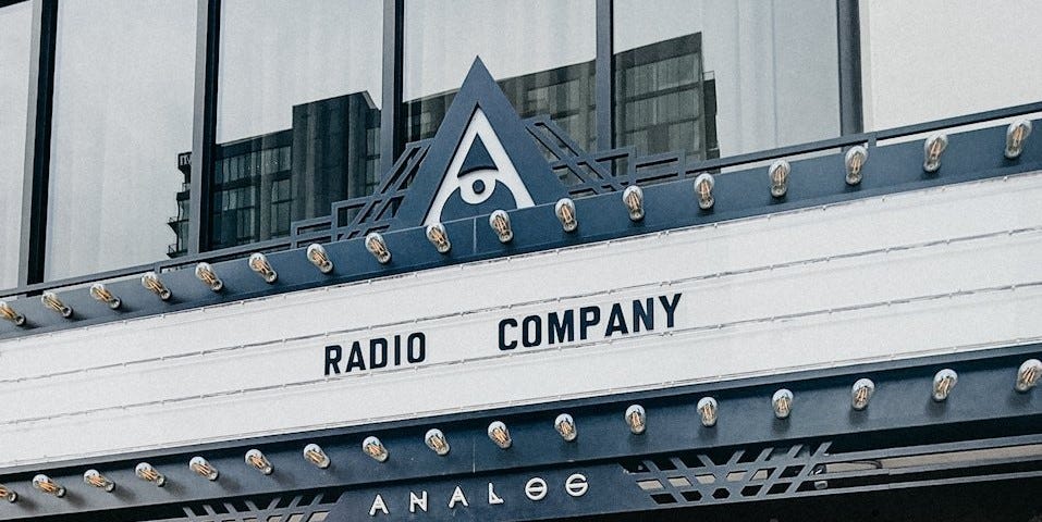 Radio Company on the Analog marquee