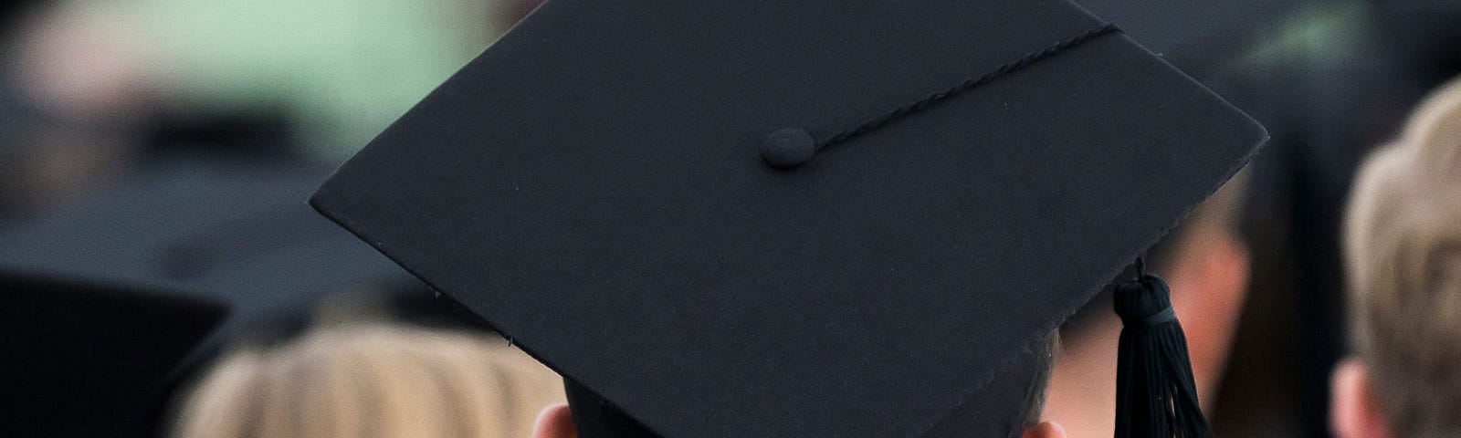 A student’s graduation cap.