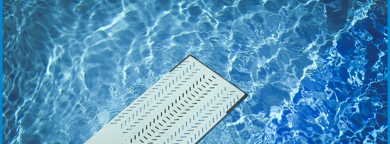 Image of a diving board and pool