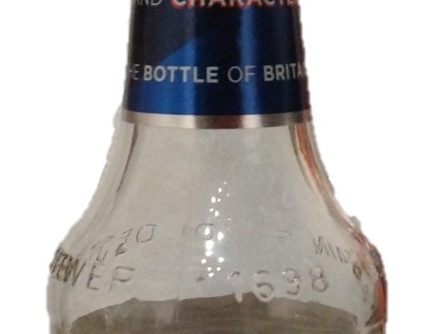A photograph of a bottle of real ale, Spitfire brewed by Shepherd Neame.