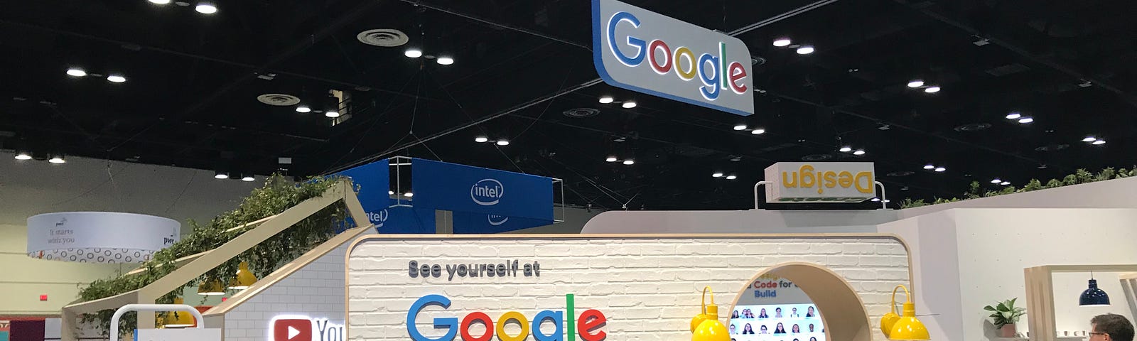 The Google booth