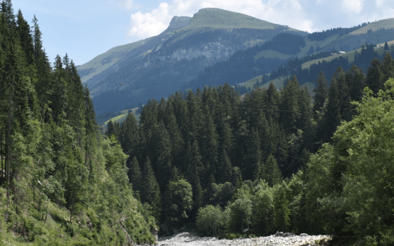 Riverbed with forests and mountain — Moral Letters to Lucilius