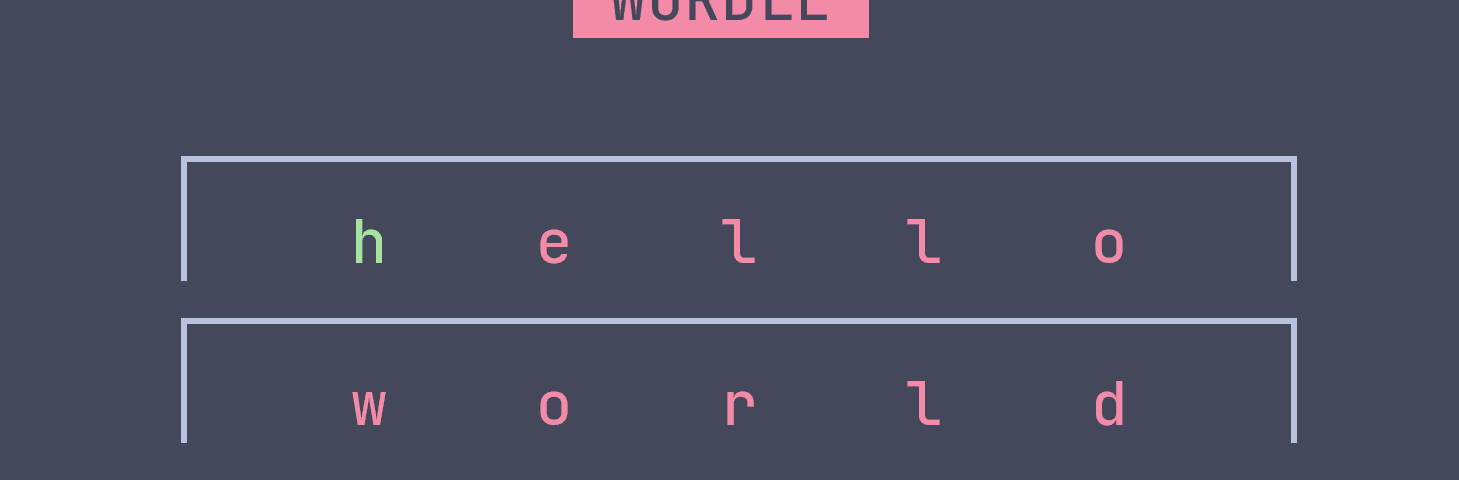 wordle interface