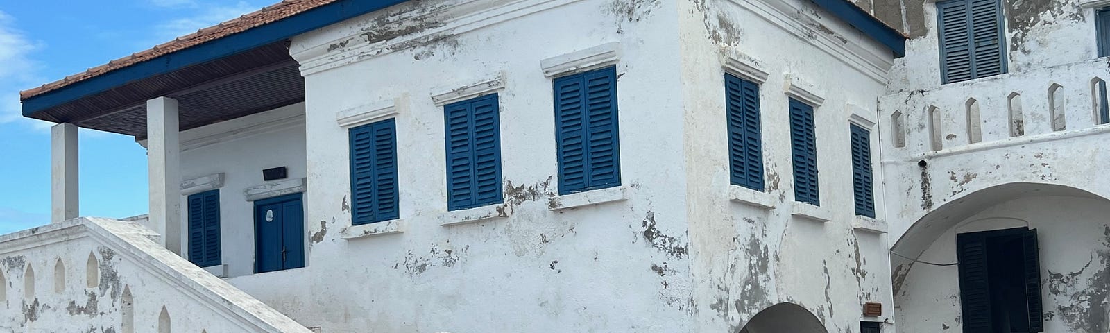 The church at Cape Coast slave castle in Ghana situated on top of slave dungeons