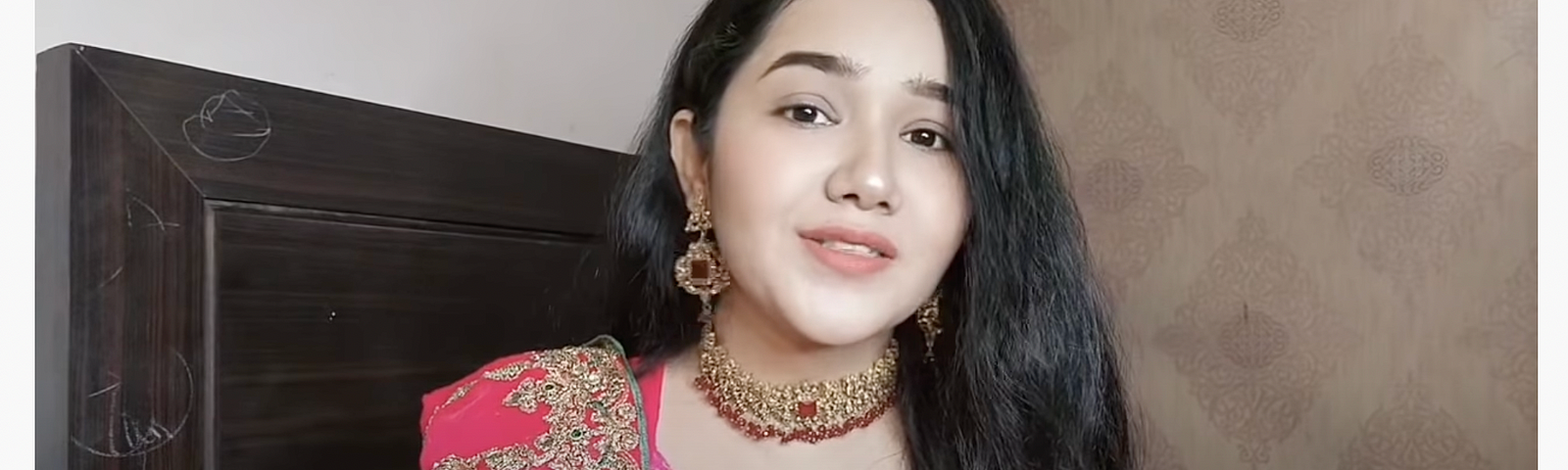 The video is titled ‘How did I get ready for my husband’s second wedding’. Credits: Sitara Yaseen’s YouTube Channel