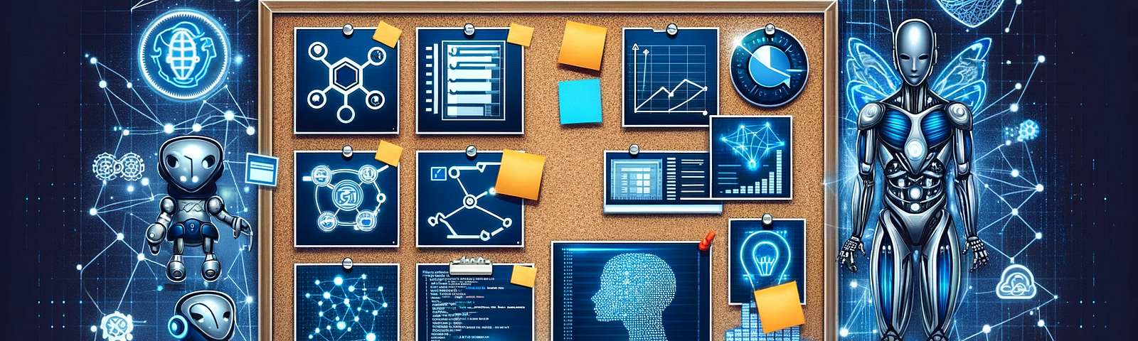 People sitting around a table looking at a dashboard with the words Scrum + AI.