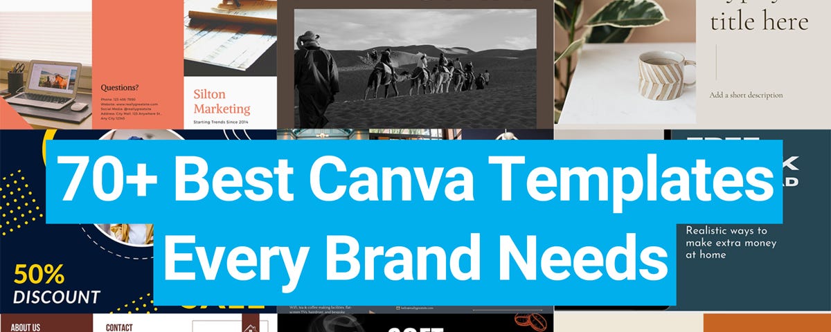 70+ Best Canva Templates Every Brand Needs