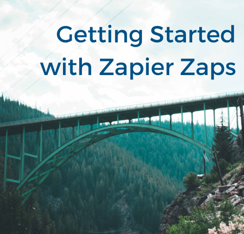 getting started with Zapier Zaps