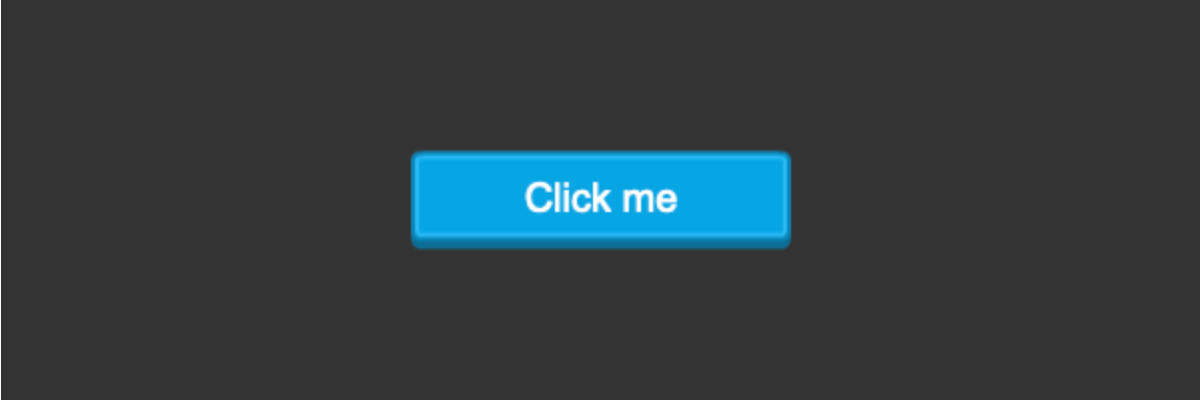 A blue button with the text “Click me”