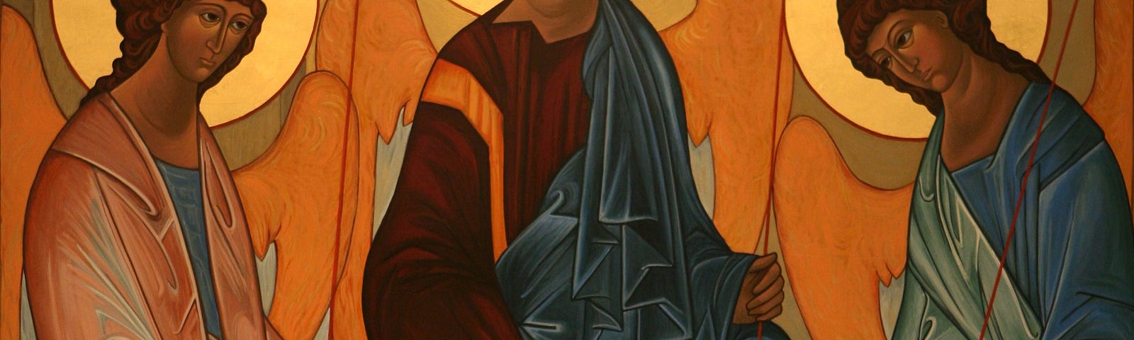 “The Trinity” icon, also known as “The Hospitality of Abraham”