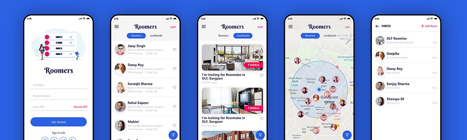 Roommate Finder Ux Planet