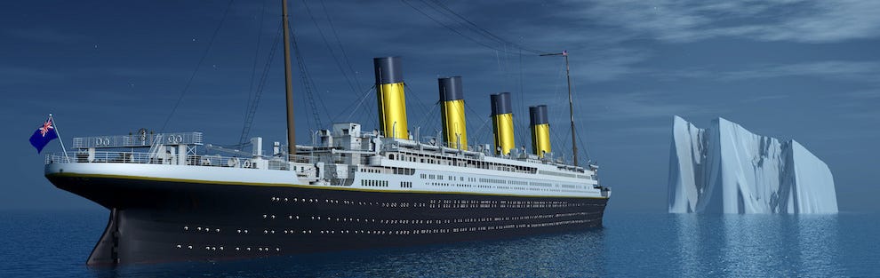 Why did the Titanic sink?