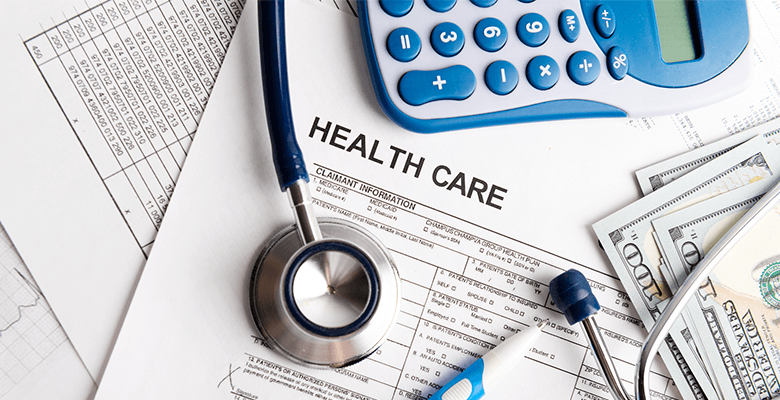 Health care insurance forms.