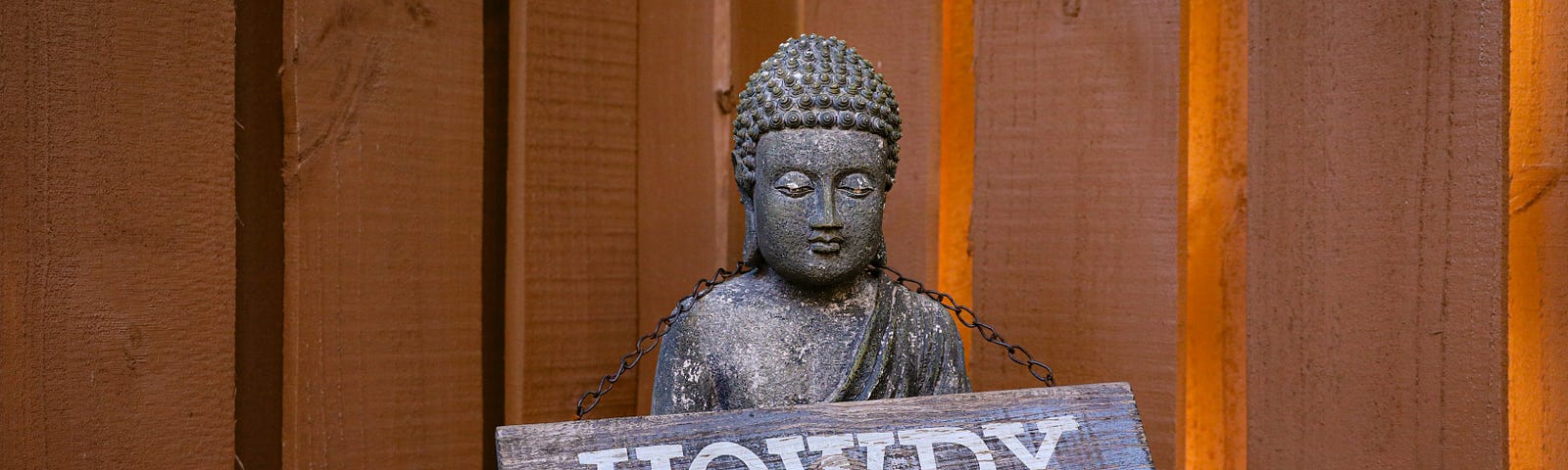 How are you? They ask. Calm like this Buddha or should I tell them the truth?