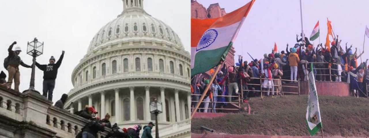 The striking similarity between Indian Farmers Protests and Capitol Riots