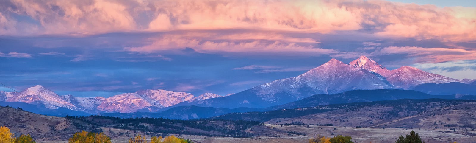 A view of Long’s Peak, the namesake of Longmont, Colorado. Photo/Getty Images