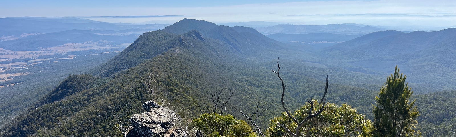 Photograph of The Cathedral Ranges.