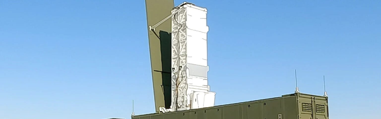 US Typhon Missile Launcher — TELAR — for SM-6 and Tomahawk missiles