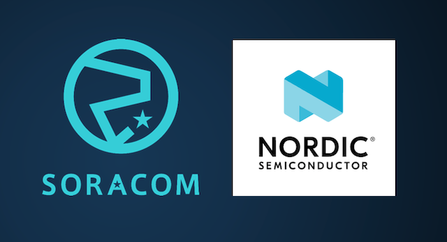 Soracom and Nordic Semiconductor Logos