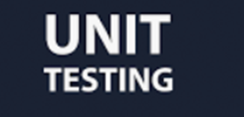 Image showing “UNIT TESTING”