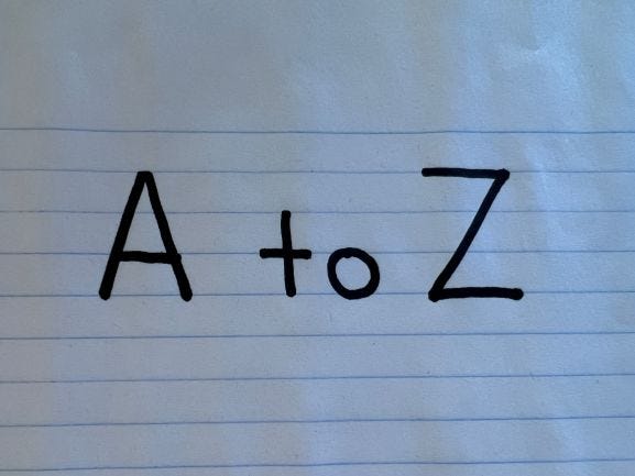 A to Z