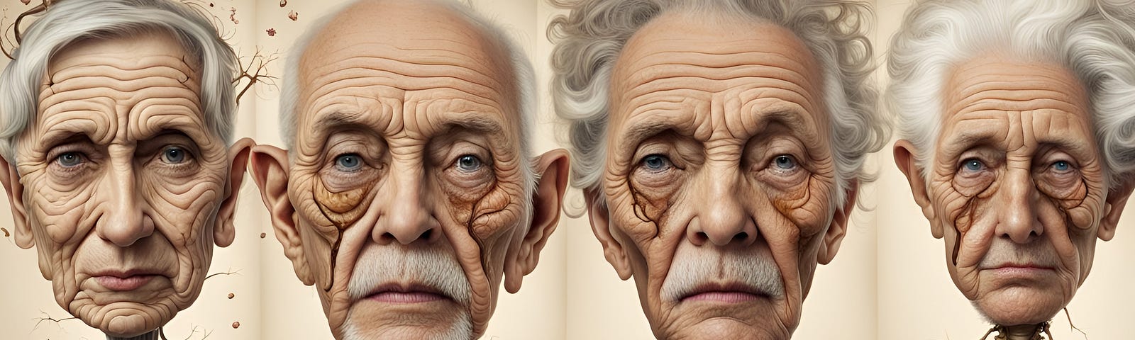 A representation of older different older people