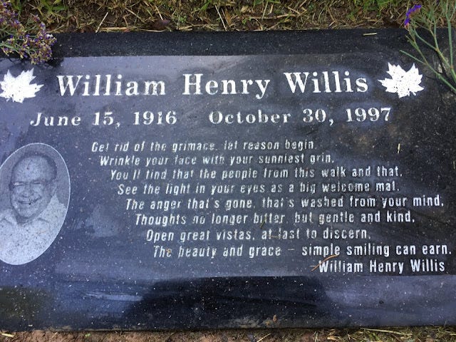 Grave stone image of William Henry Willis