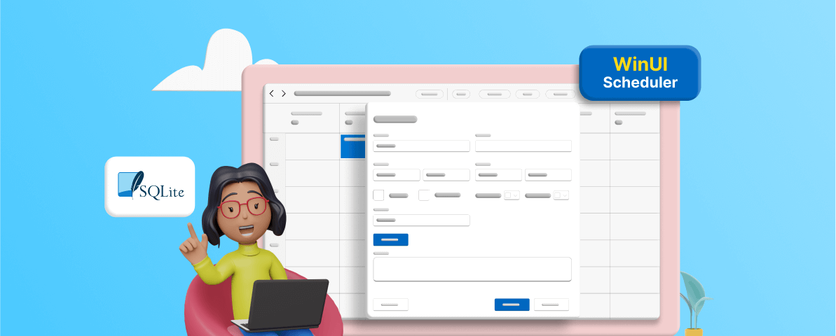 Easily Load Appointments in WinUI Scheduler with SQLite and Perform CRUD Actions