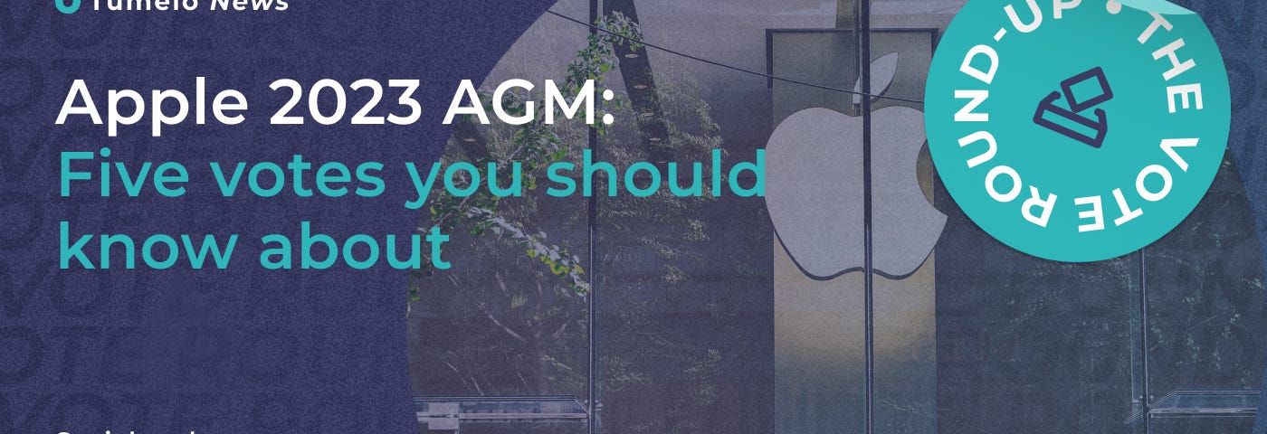 Apple 2023 AGM: Five votes you should know about