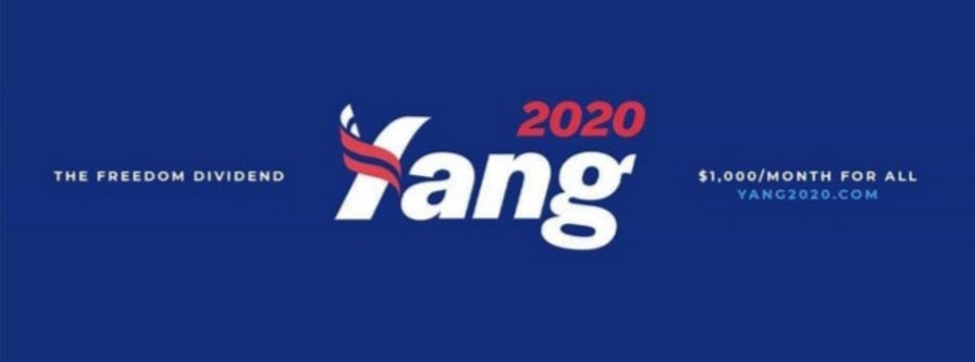 Yang 2020 Freedom Dividend graphic and logo