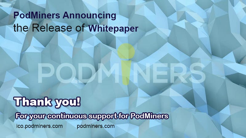 PodMiners Whitepaper
