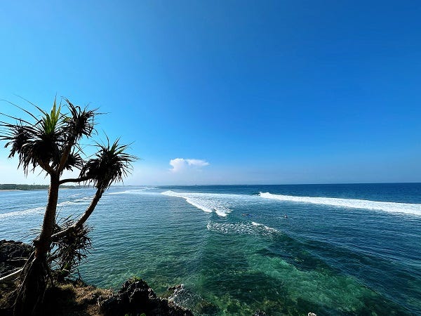 Bali had no crowds during the pandemic