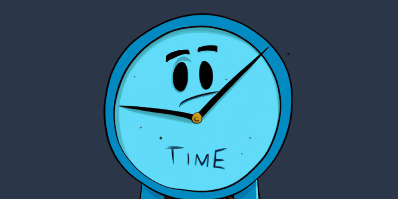 Cartoon Clock — Time Doesn’t Exist (But You Should Still Set Your Alarm)
