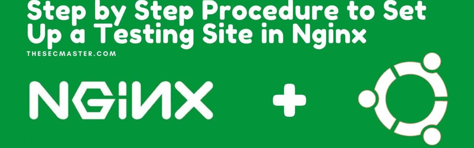 NGINX and ubuntu logo on a green background.