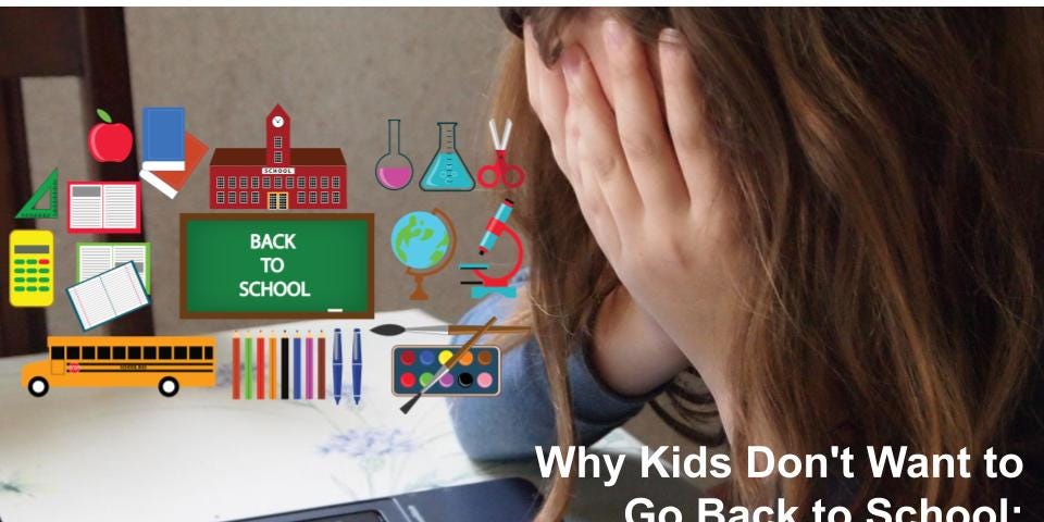 Why kids don’t want to go back to school screen addiction and social anxiety techdetoxbox.com