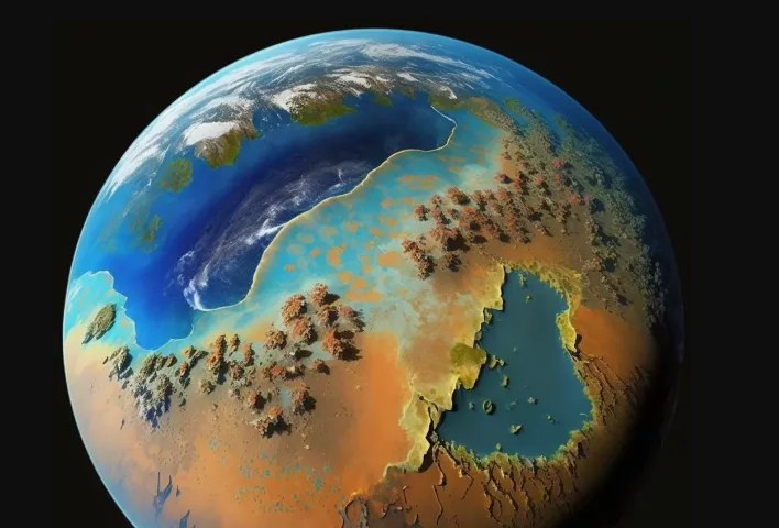 Mars Terraformed — Created by AI