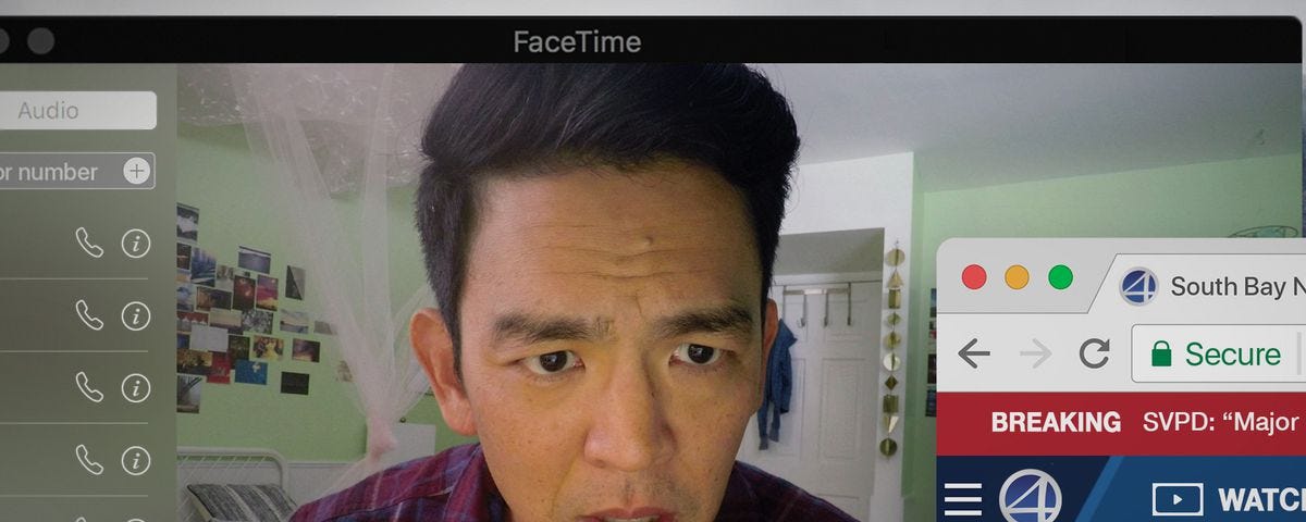 John Cho, em cena do filme Searching (Divulgação)