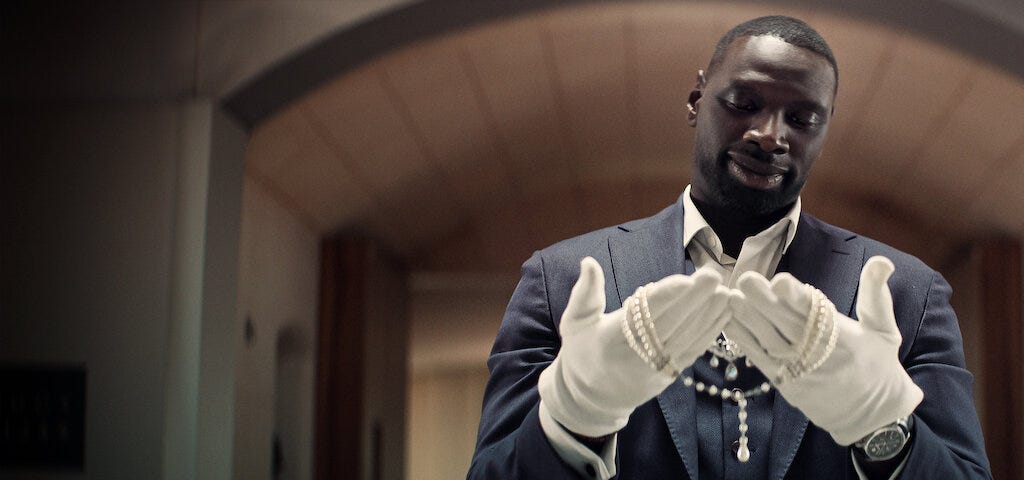 Omar Sy, em cena da série Lupin (Divulgação/Netflix)