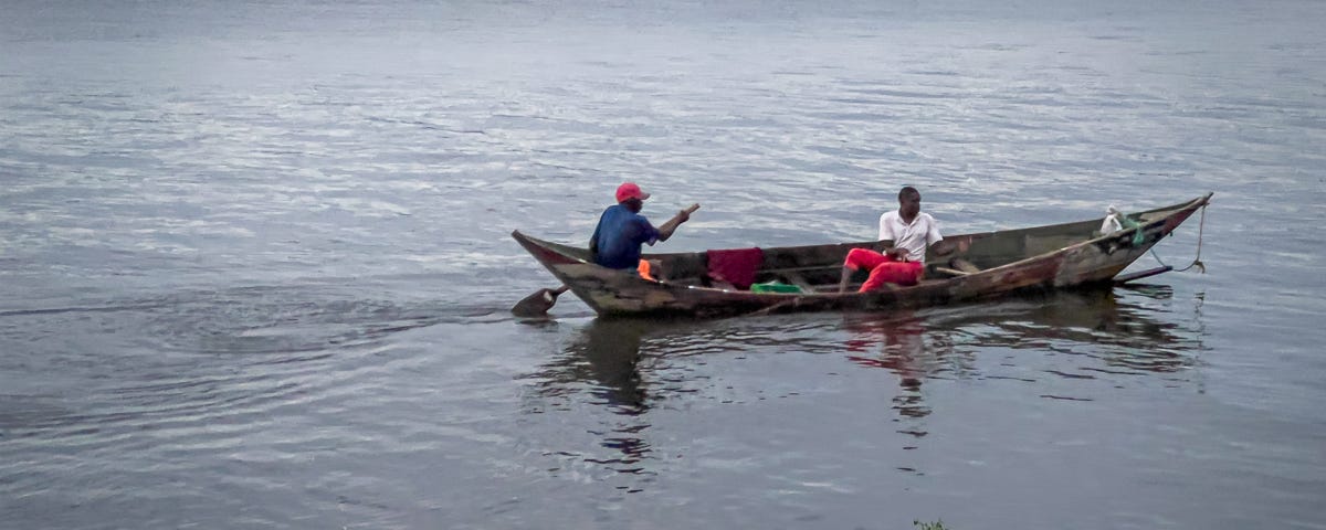 people on a boat.