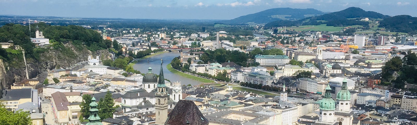 Salzburg from above.