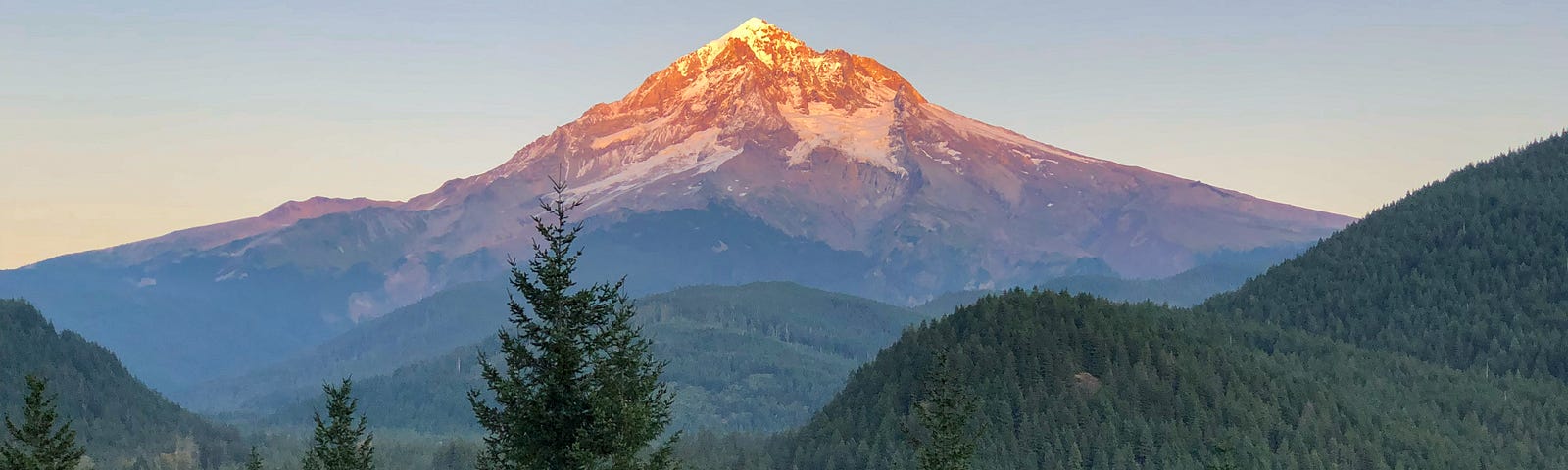 Mt. Hood from Lolo Pass, Cascade Mountains, Oregon