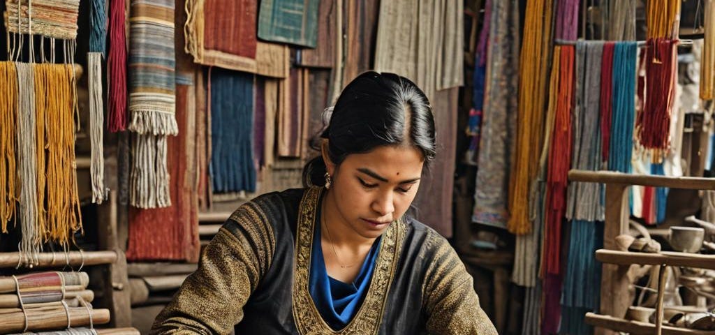 Image of a weaver.