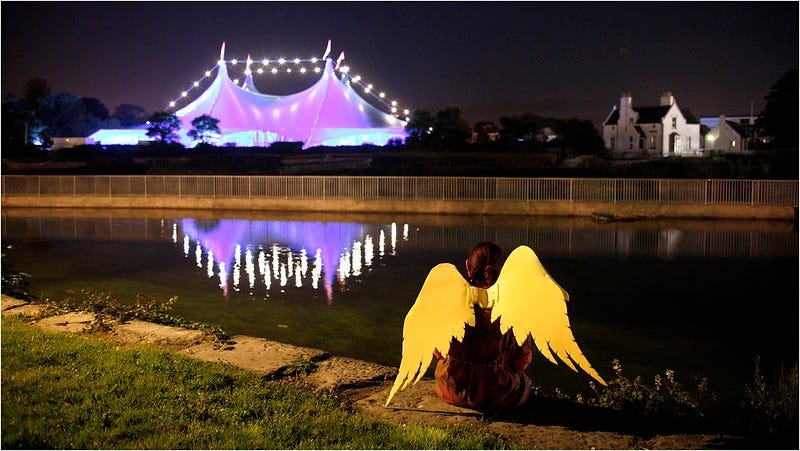 Photo of the Big Top Tent, Galway, Ireland during the Galway International Arts Festival