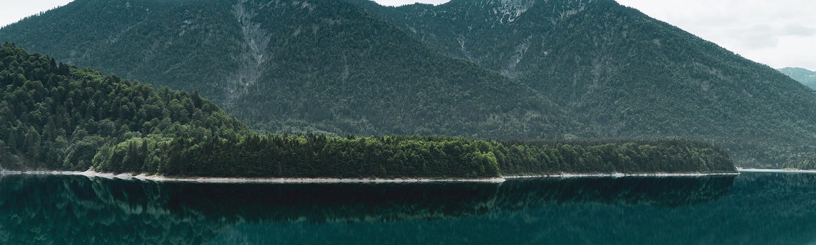 Mountain reflection on a lake