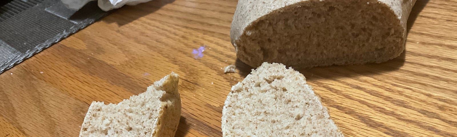 Photo of freshly baked bread taken by the author. Credit Jane Harris